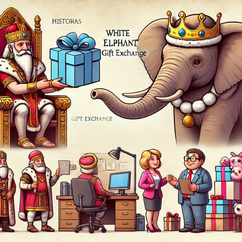 The Curious History Of The White Elephant Gift Exchange