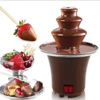 3 tiers chocolate fountain fondue machine
