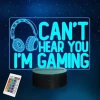 3d led gaming lamp