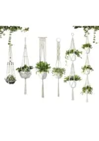 5 pack macrame plant hangers
