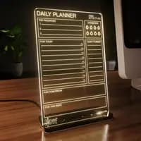 acrylic led writing board with usb stand