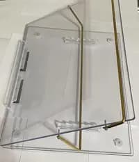 acrylic table top elevator with adjustable height