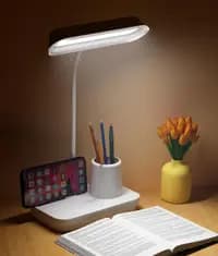 adjustable desk lamp with pen stand