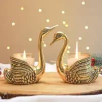 aluminium pair of swans