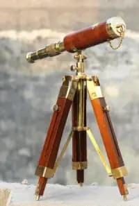 antique brass telescope or compass
