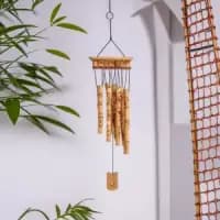 bamboo wind chimes with engraving