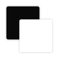 black and white acrylic display boards