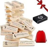 block tower game word games