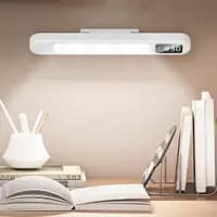 cabinet light with digital clock and speaker