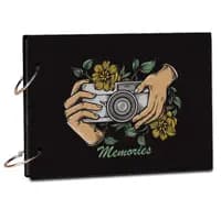 camera scrap book photo album
