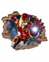 cartoon or superhero wall stickers