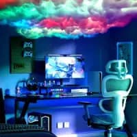 cloud shaped smart ceiling light