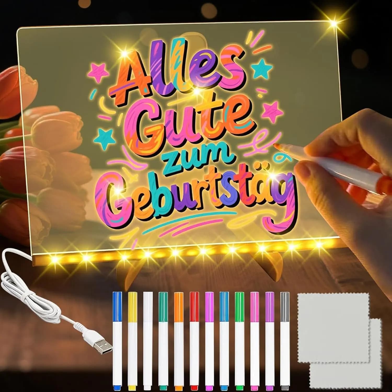 color changing led drawing board