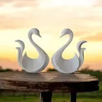 couple matte finish figurines set