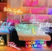 custom neon sign with your song lyrics