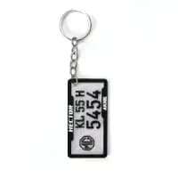 customized 3d number plate keychain