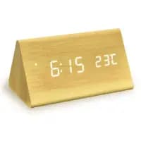 eco friendly bamboo alarm clock