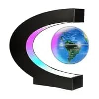 floating magnetic levitating desk globe