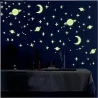 glow in the dark milky way wall stickers