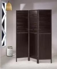 hand carved wooden room divider