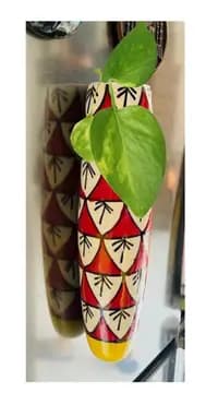 handmade ceramic fridge magnet planter vase