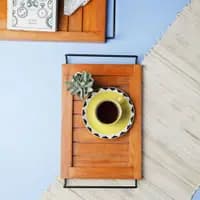 handmade orange steam beech wood trays