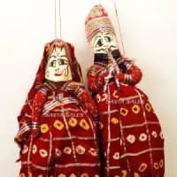handmade rajasthani puppets & wall hangings