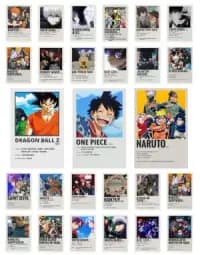 holographic anime or movie themed wall poster