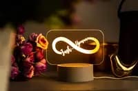 infinity led night table lamp