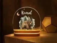 lamp with custom name engraving