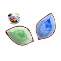 leaf shape small dipping bowls