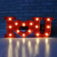 love letter led night lamp