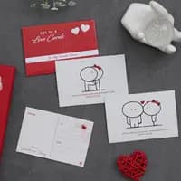 love post cards with heartfelt greetings