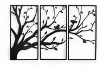 metal wall art with tree of life design