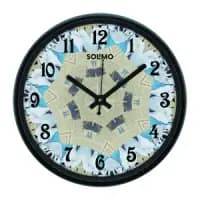 newspaper wall clock