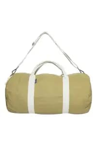 organic cotton travel duffel bag