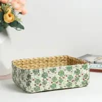 organic jute & bamboo storage baskets