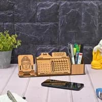 perpetual wooden table calendar