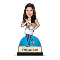 personalized caricature gifts for master chef