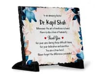 personalized doctor thank you rock slate