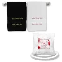 personalized embroidered towel