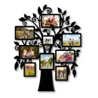 personalized family tree frame with photo slots