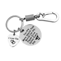 personalized laser engraved keychain