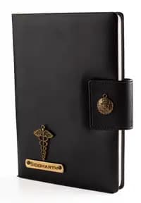 personalized name doctor dr leather diary