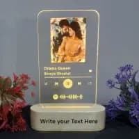 personalized spotify acrylic music frame