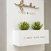 personilized designer vertical house name tag