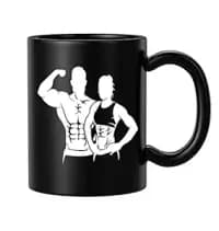 printed fitness freak couple gift