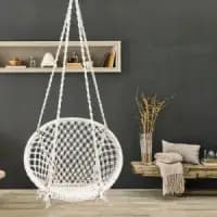 quirky hanging hammock chair for indoor corners
