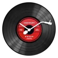 retro vinyl record wall clock