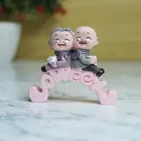 single piece sweet old couple